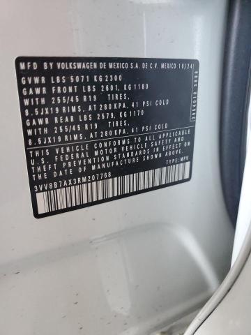 2024 VOLKSWAGEN TIGUAN SE R-LINE BLACK 3VV8B7AX3RM207768