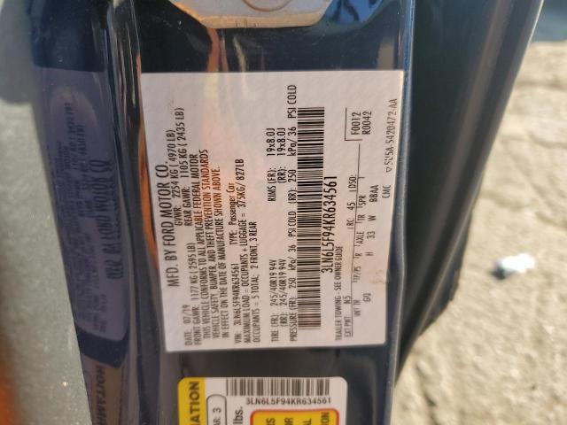 2019 LINCOLN MKZ RESERV 3LN6L5F94KR634561