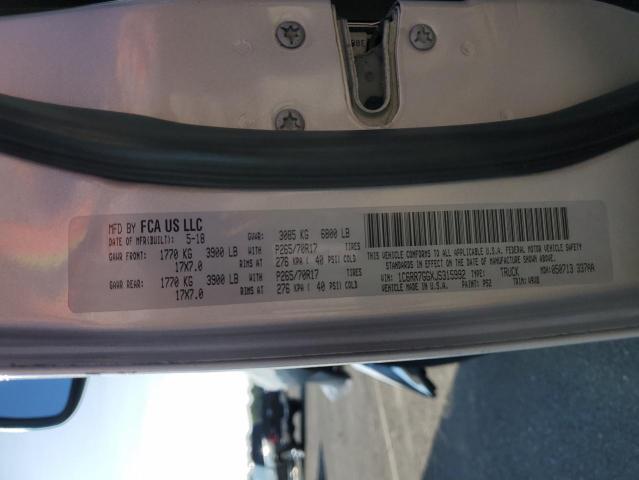 2018 RAM 1500 SLT 1C6RR7GGXJS315992