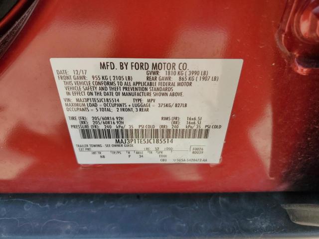 2018 FORD ECOSPORT S #3294466495