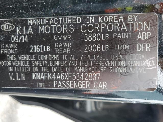 2015 KIA FORTE LX KNAFK4A6XF5342837