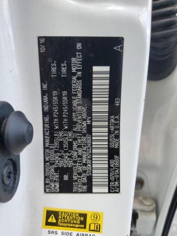 2016 TOYOTA HIGHLANDER LIMITED 5TDDKRFH7GS348687