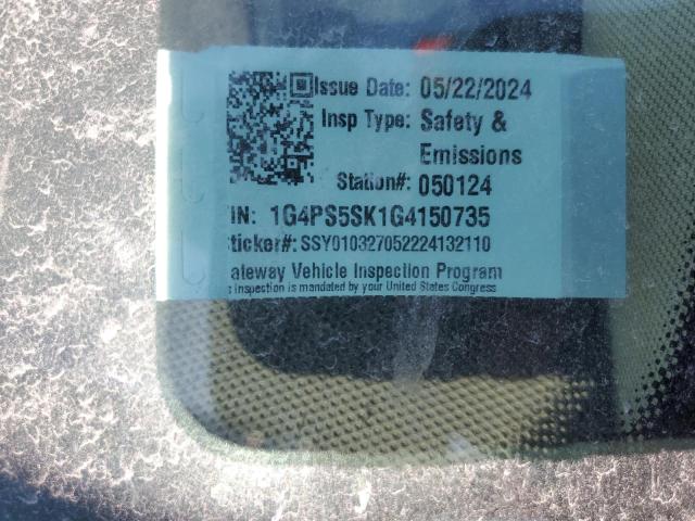 2016 BUICK VERANO 1G4PS5SK1G4150735