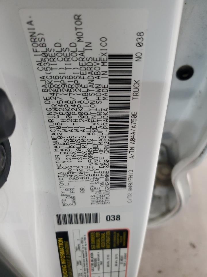 Lot #3291236984 2008 TOYOTA TACOMA DOU