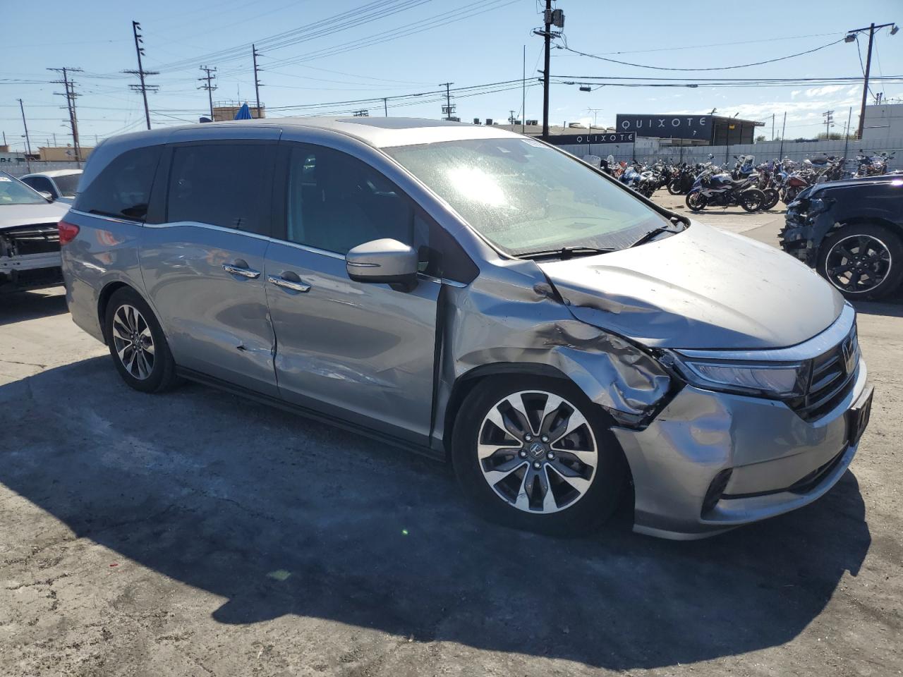 Lot #3311883184 2021 HONDA ODYSSEY EX