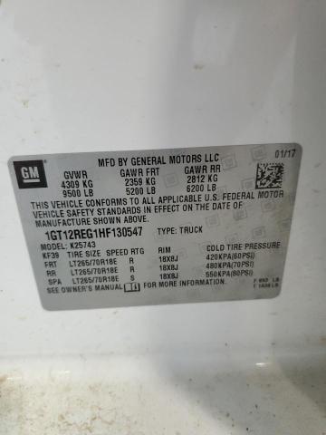2017 GMC SIERRA K25 1GT12REG1HF130547