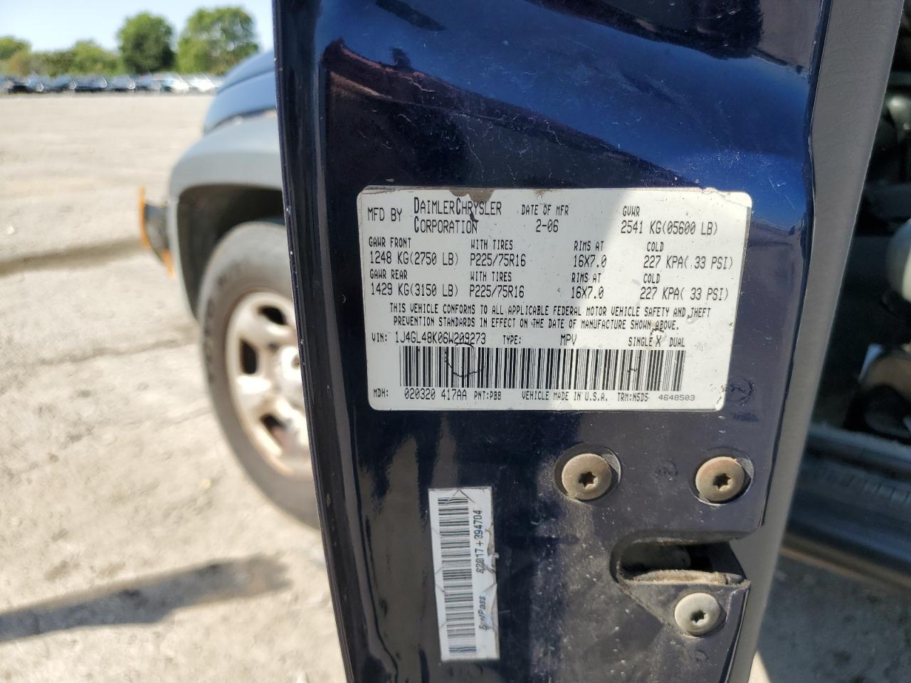 Lot #3253931824 2006 JEEP LIBERTY SPORT