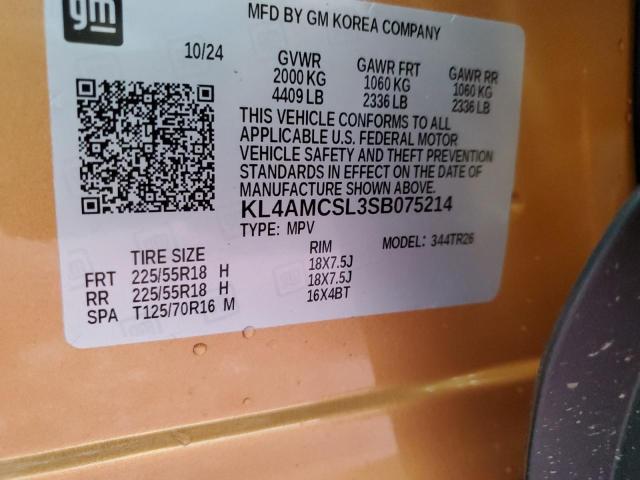 2025 BUICK ENCORE GX - KL4AMCSL3SB075214