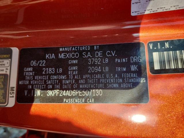 2023 KIA FORTE LX - 3KPF24AD6PE507130