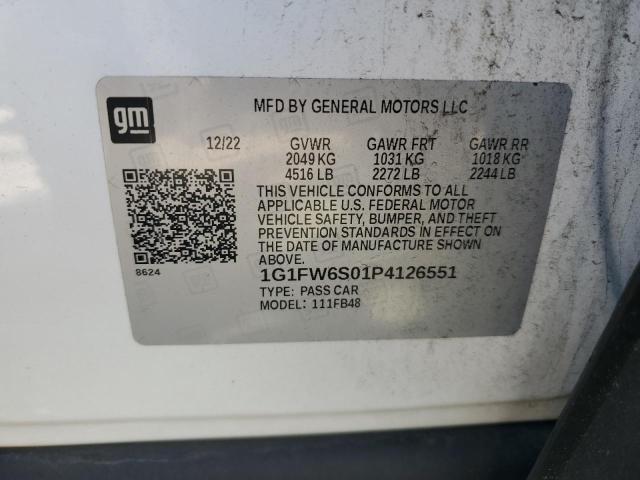 2023 CHEVROLET BOLT EV 1L 1G1FW6S01P4126551