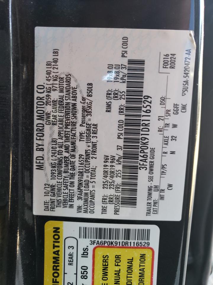 Lot #3311640224 2013 FORD FUSION TIT