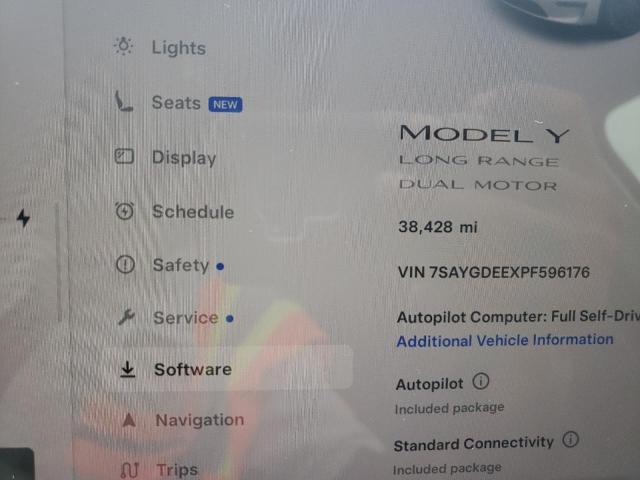 2023 TESLA MODEL Y 7SAYGDEEXPF596176