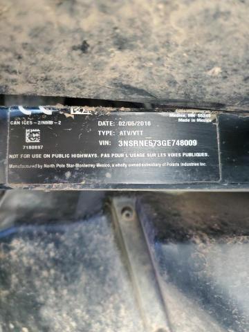 2016 POLARIS RANGER CRE 3NSRNE573GE748009