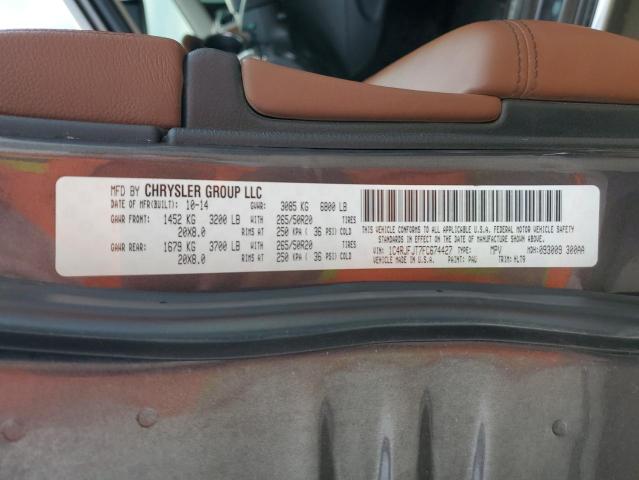 2015 JEEP GRAND CHEROKEE SUMMIT 1C4RJFJT7FC674427