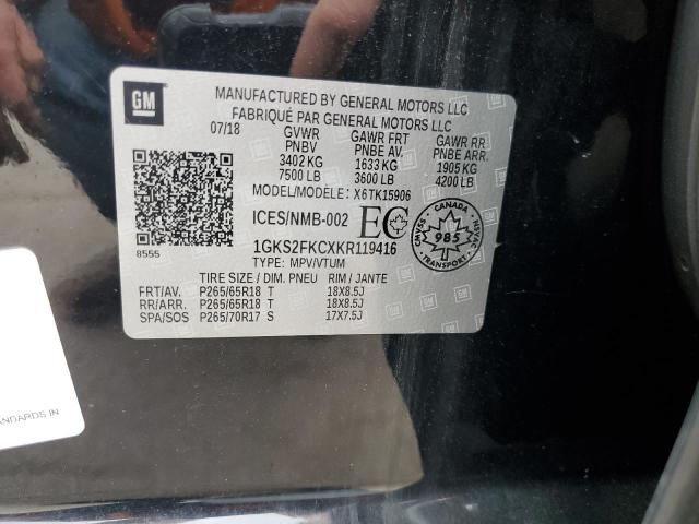 2019 GMC YUKON XL K1500 SLE #3297869836