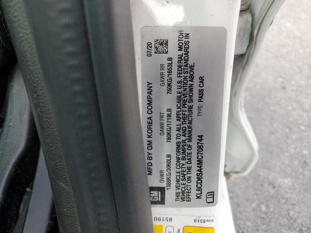 2021 CHEVROLET SPARK 1LT #3285940558