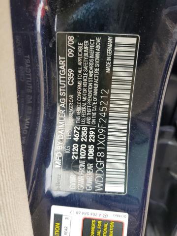 2009 MERCEDES-BENZ C 300 4MAT #3282525866