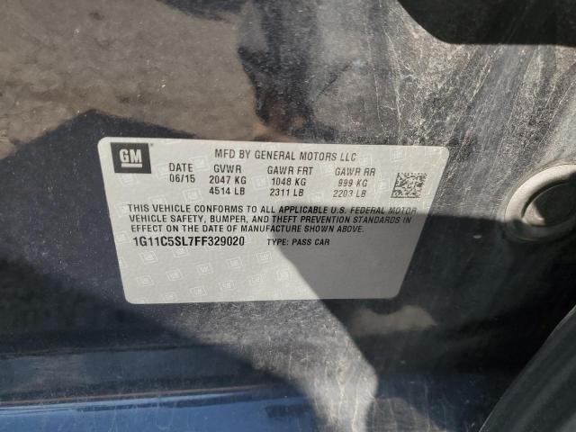 2015 CHEVROLET MALIBU 1LT 1G11C5SL7FF329020