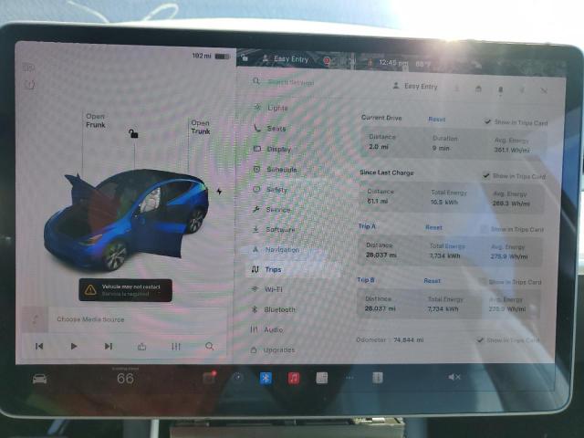 2021 TESLA MODEL Y 5YJYGDEE7MF075246