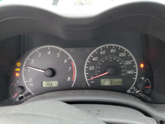 2009 TOYOTA COROLLA BA #3261320474