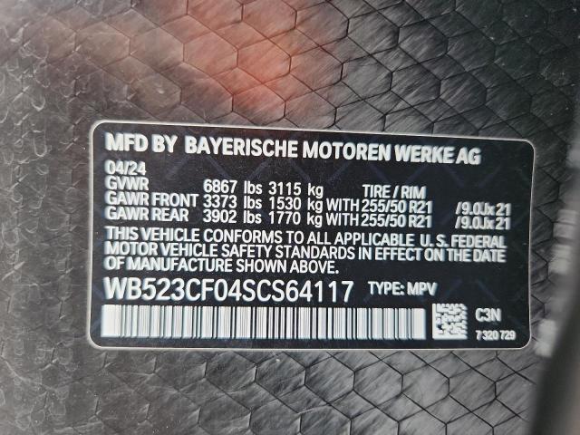 2025 BMW IX XDRIVE5 WB523CF04SCS64117