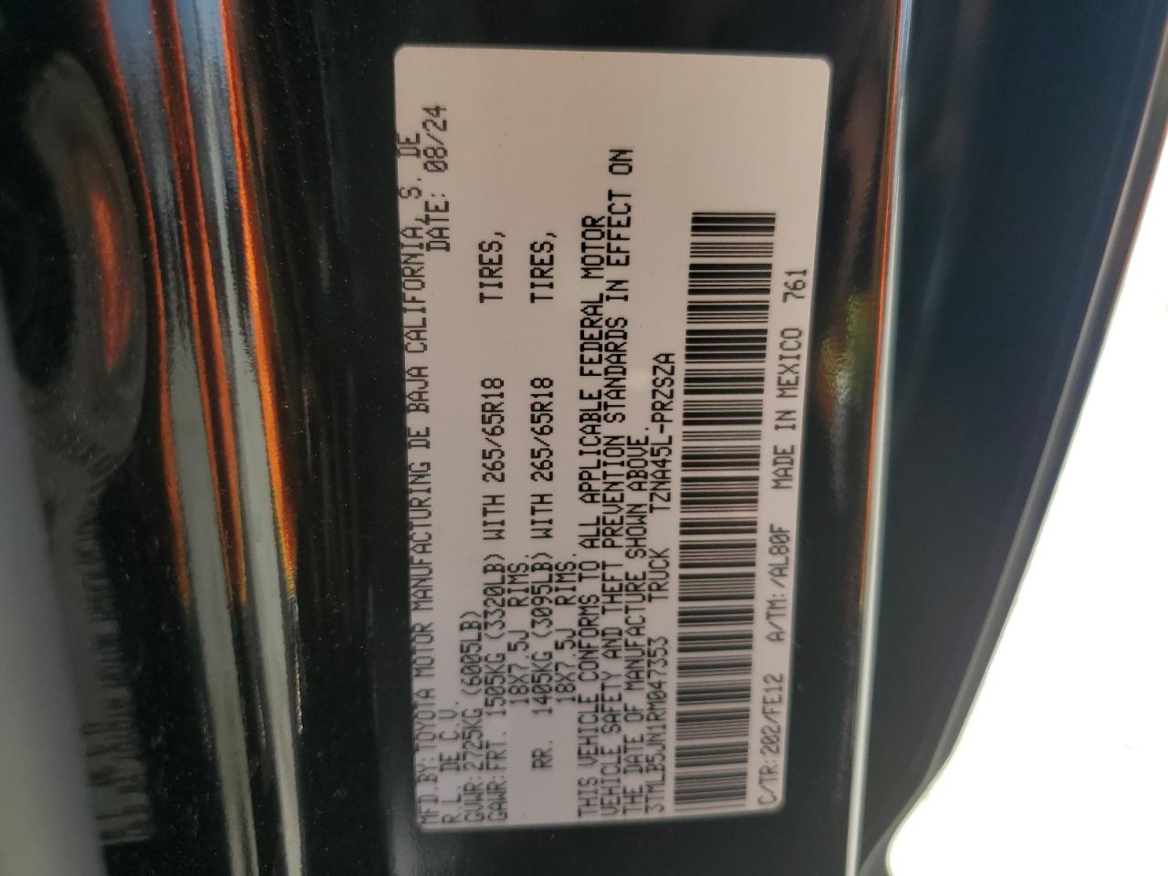 TOYOTA TACOMA DOUBLE CAB