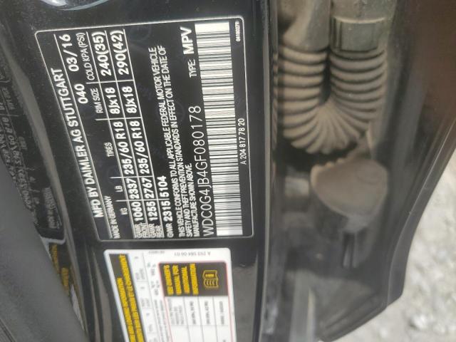 2016 MERCEDES-BENZ GLC 300 - WDC0G4JB4GF080178