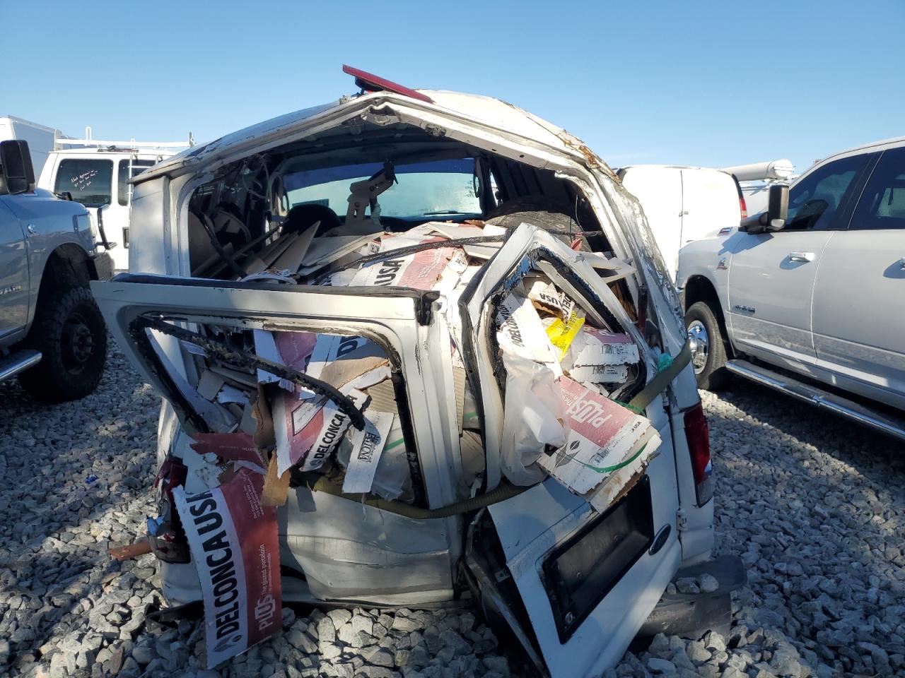 Lot #3309593565 2007 FORD ECONOLINE CARGO E-25