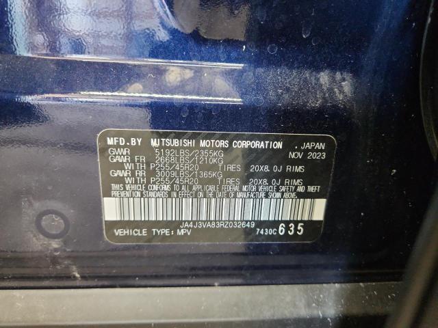 2024 MITSUBISHI OUTLANDER JA4J3VA83RZ032649