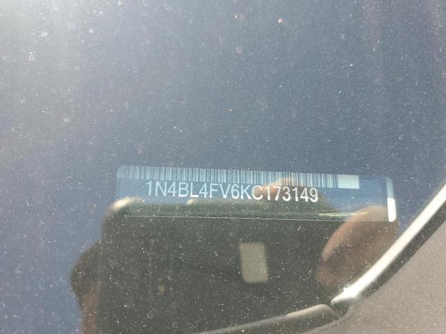 2019 NISSAN ALTIMA PLA 1N4BL4FV6KC173149