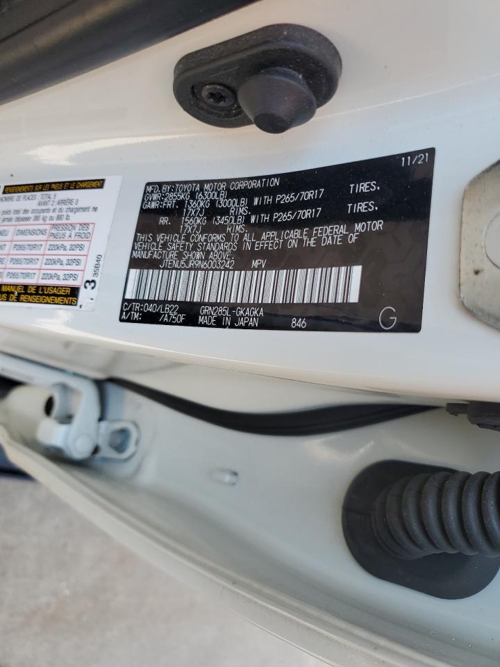 TOYOTA 4RUNNER SR5/SR5 PREMIUM