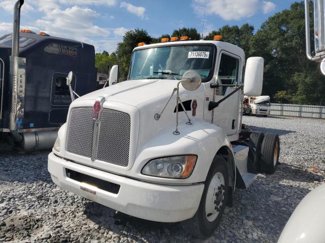 KENWORTH T370 2015 white tractor diesel 2XKHAJ7X4FM462540 photo #3