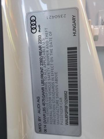 2015 AUDI A3 PREMIUM WAUEFGFF8F1026662
