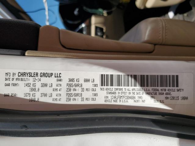 2015 JEEP GRAND CHER #3285001920