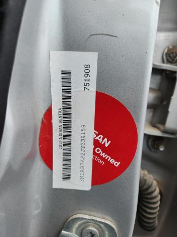 2018 NISSAN SENTRA S 3N1AB7AP2JY339159