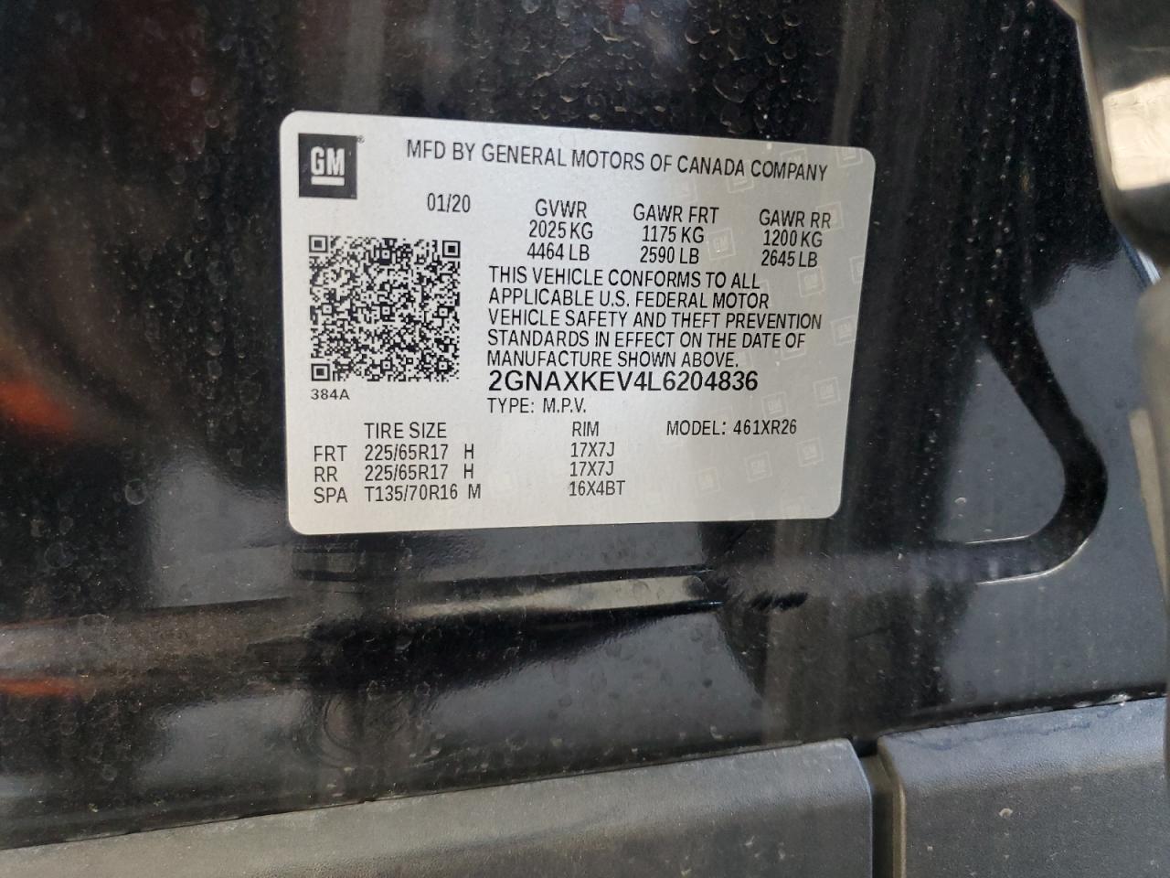 CHEVROLET EQUINOX LT