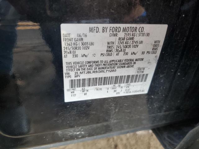 2016 LINCOLN MKX 2LMTJ8LR5GBL71280