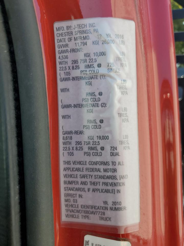 Lot #3245444442 2011 FREIGHTLINER M2 106 MED