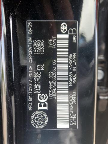 2025 TOYOTA PRIUS LE JTDADABU8S3030105