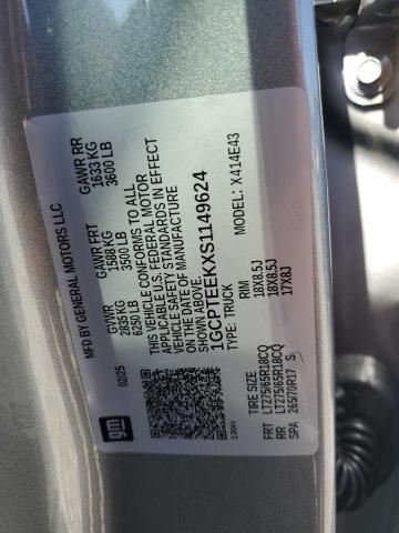 2025 CHEVROLET COLORADO T - 1GCPTEEKXS1149624