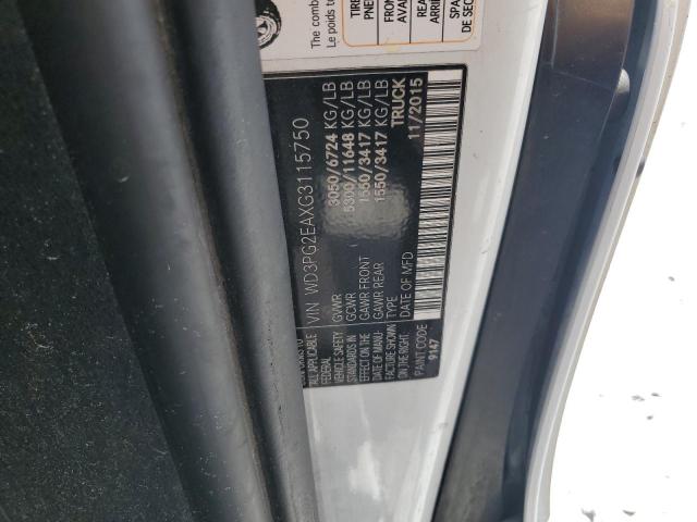 2016 MERCEDES-BENZ METRIS #3259466159