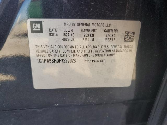 2015 CHEVROLET CRUZE LS - 1G1PA5SH9F7229023