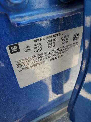 2016 CHEVROLET VOLT LT 1G1RC6S54GU120602