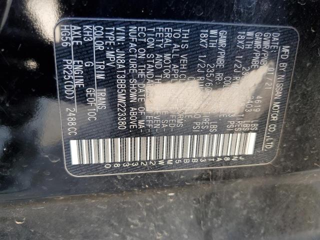 2021 NISSAN ROGUE SV #3296218481