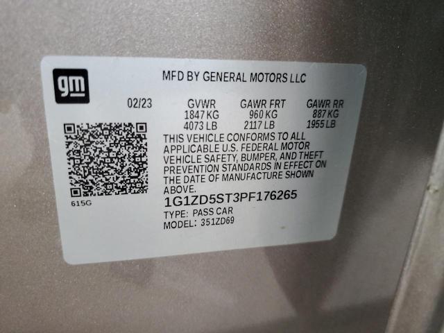 2023 CHEVROLET MALIBU LT 1G1ZD5ST3PF176265
