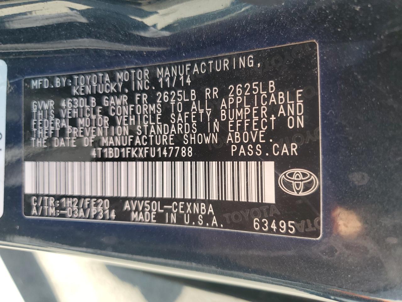 TOYOTA CAMRY HYBRID