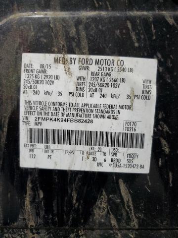 2015 FORD EDGE TITAN #3268902209