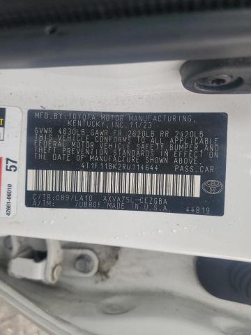 2024 TOYOTA CAMRY XLE - 4T1F11BK2RU114644