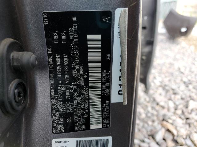 2017 TOYOTA SIENNA XLE 5TDYZ3DC9HS815028