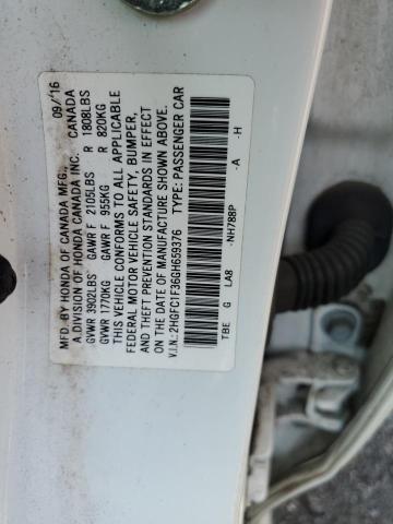 2016 HONDA CIVIC EX #3303724436